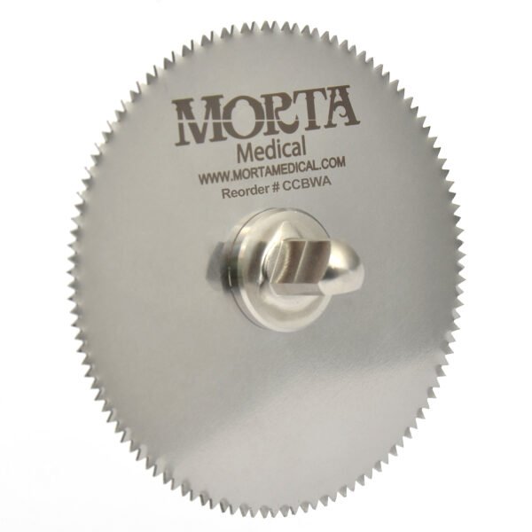 Circular Autopsy Saw Blade With Arbor