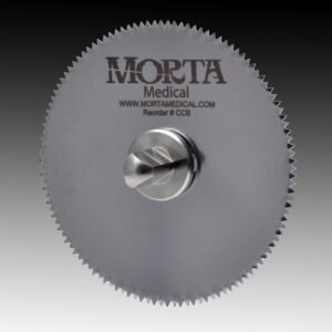 Autopsy Saw Blade, Circular with Arbor